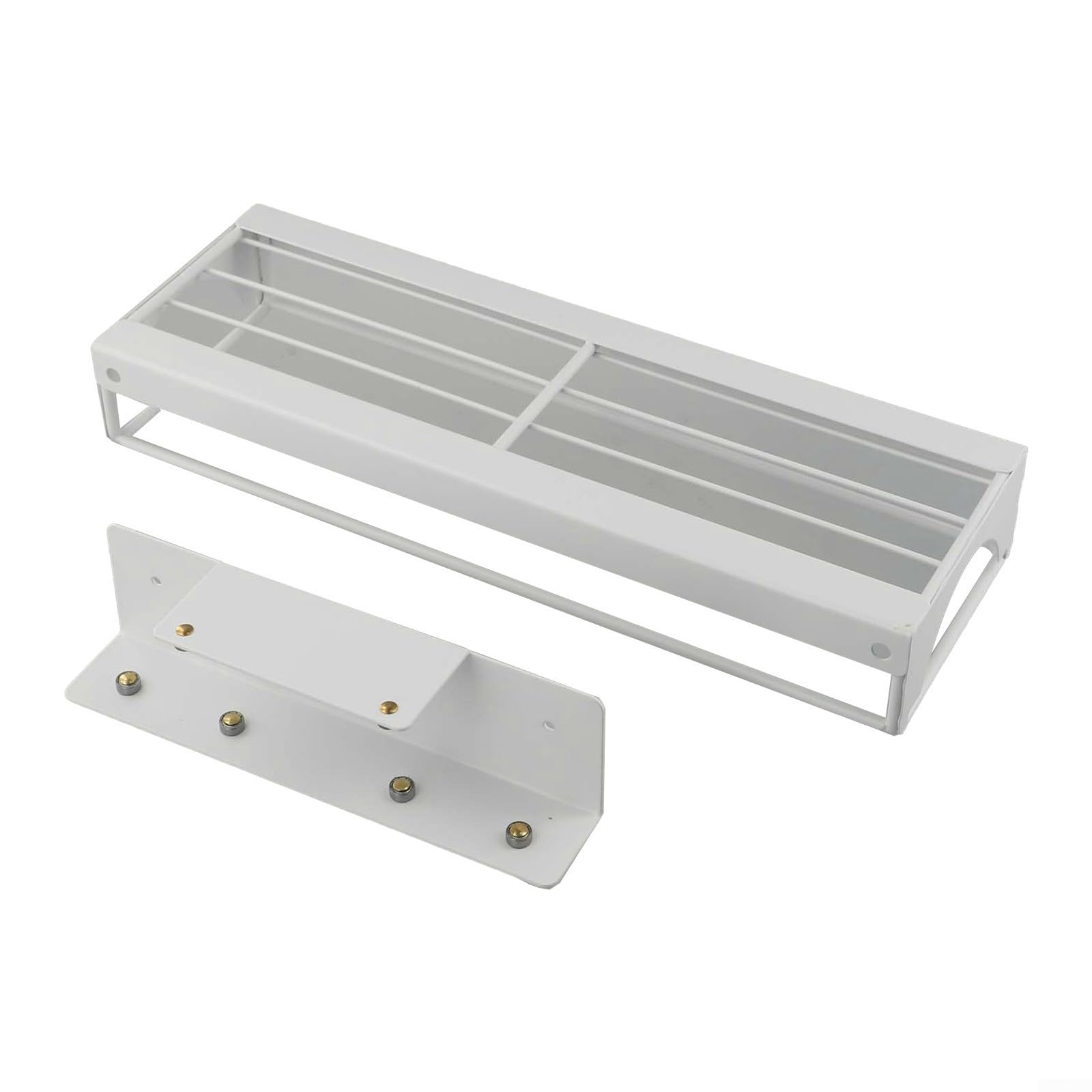 Organizer espandibile sotto il lavandino con cestino scorrevole, scaffale regolabile in acciaio inox per mobili da cucina e bagno, bianco o nero (bianco)