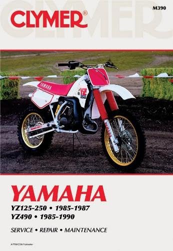 Clymer Yamaha YZ125-490, 1985-1990: Service, Repair, Maintenance (CLYMER MOTORCYCLE REPAIR)