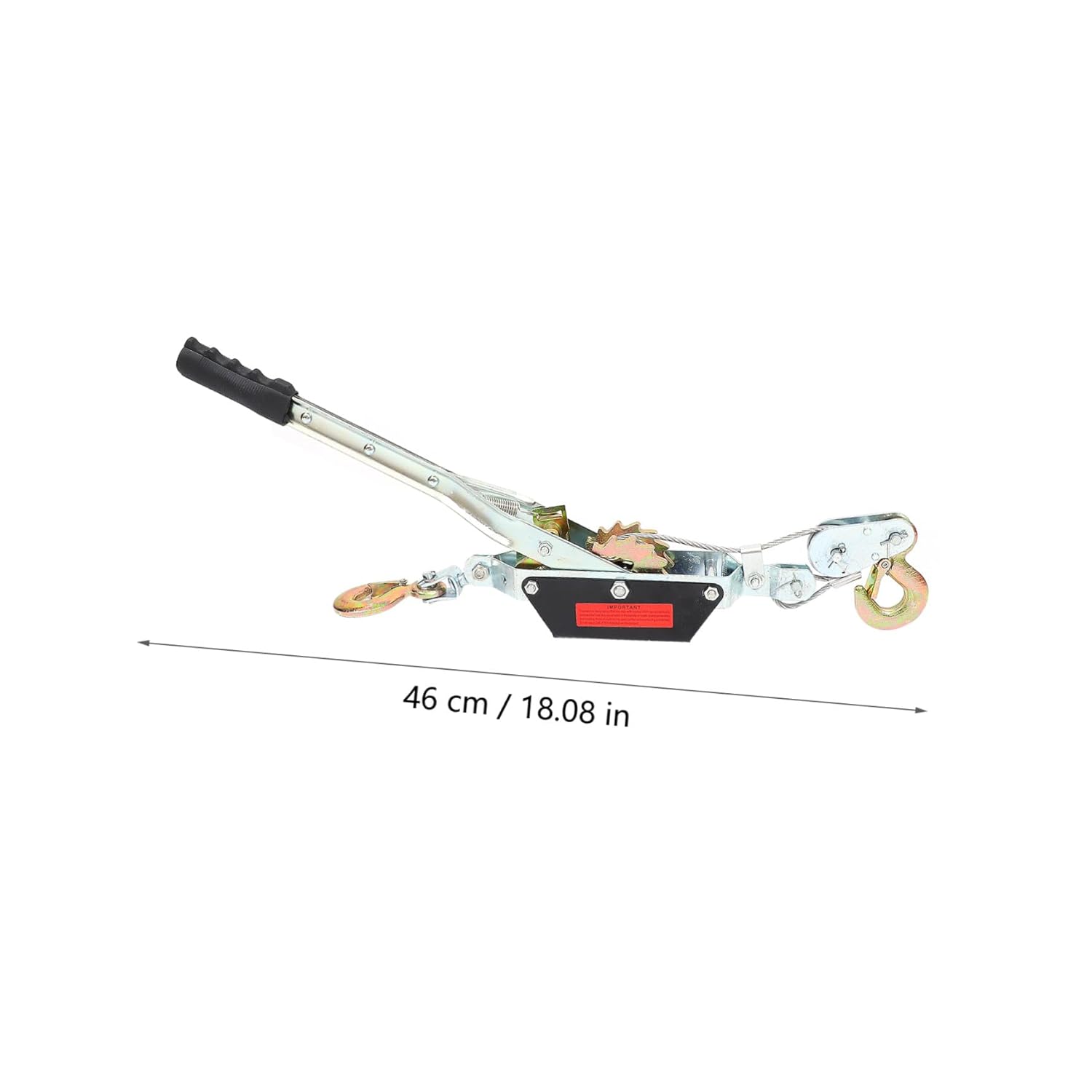 Uonlytech 2t Professional Dual Hook Ratchet Wire Grip Power Puller Steel Cable for Heavy Loads Off-Road Recovery and Construction Use