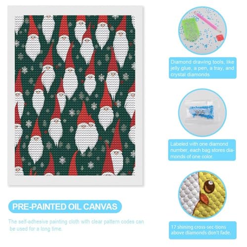 Kit de arte de gemas personalizado ideal como regalo navideño 3
