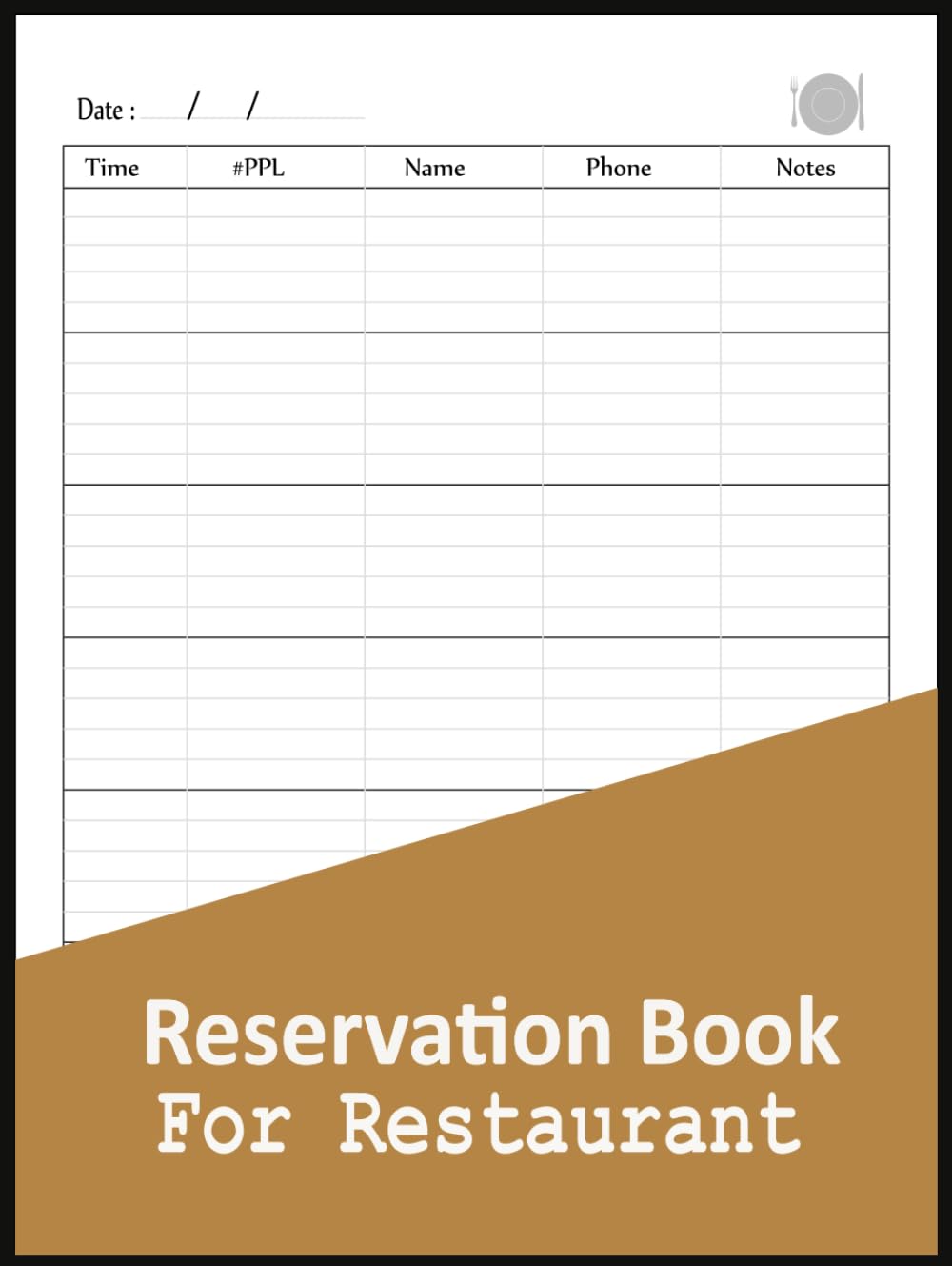 Reservation Book For Restaurant: Restaurants Reservations booking log book for hostess | 365 Day Guest Booking Diary Table Recording And Tracking | ... 2021 | Daily Hostess Table Log Journal