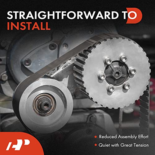 Image of A-Premium Belt Tensioner Assembly with Pulley Compatible with Honda Civic 2007 2008 2009 2010 2011 1.8L, Replace# 31170RWK005, 31170RWK015