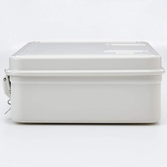 Muji 37845947 Steel Tool Box 3, Approx. Width 15.0 x Depth 9.1 x Height 3.9 inches (38 x 23 x 10 cm)