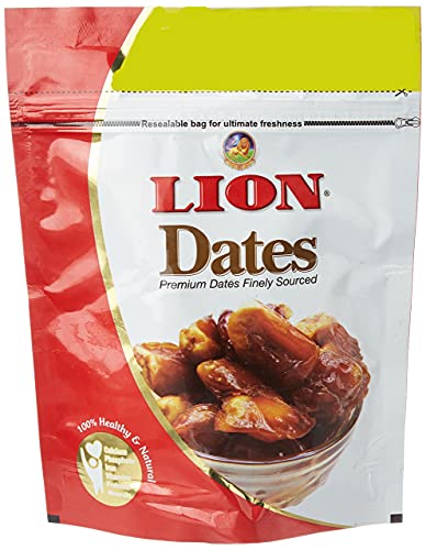 Lion Dates Seeded 250Gm Refill Fresh