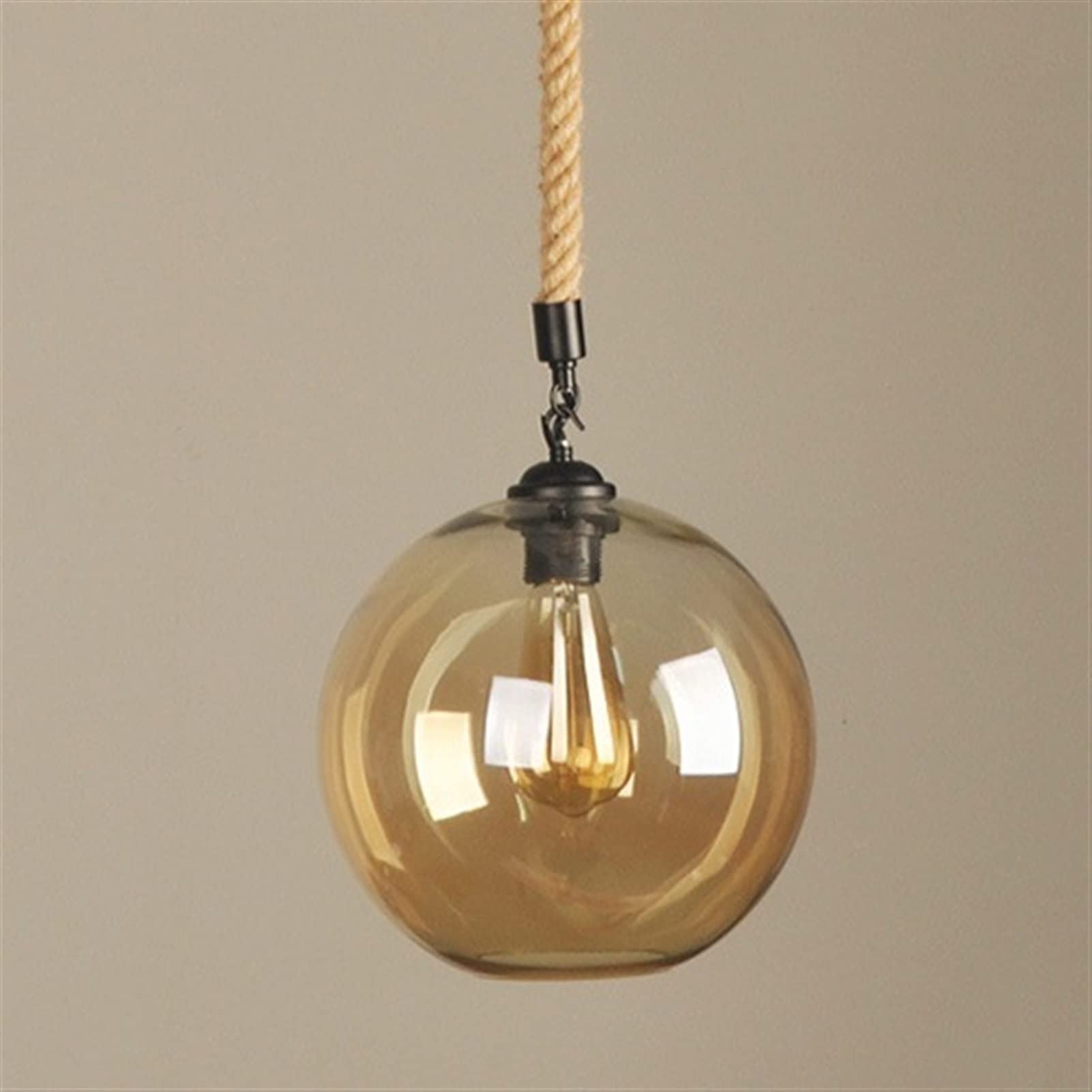 Lámpara colgante de techo vintage con enchufe E27 para iluminación interior 8