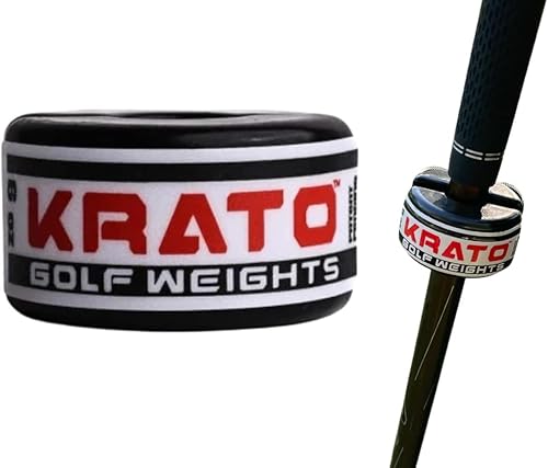 Miniatura 8 de Krato Golf Swing Trainer Aid - Mejora la distancia y la velocidad de la cabeza del palo - Entrena con tu propio palo - Peso de golf (4 onzas)