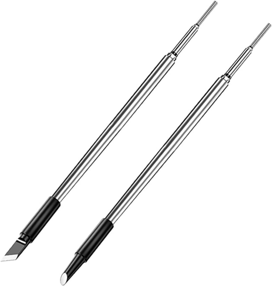 Serplex® 2Pcs Tips for USB 5V8W Soldering Iron Tool Welding Solder Tips Ceramic Heating Component High Conductivity Replacement Heads for Soldering Iron Pen Welding Tool Accessories