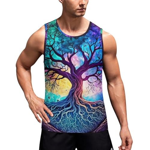 Men's Sleeveless Vest T-Shirts Summer Tank Shirts Sportswear - Moisture Wicking