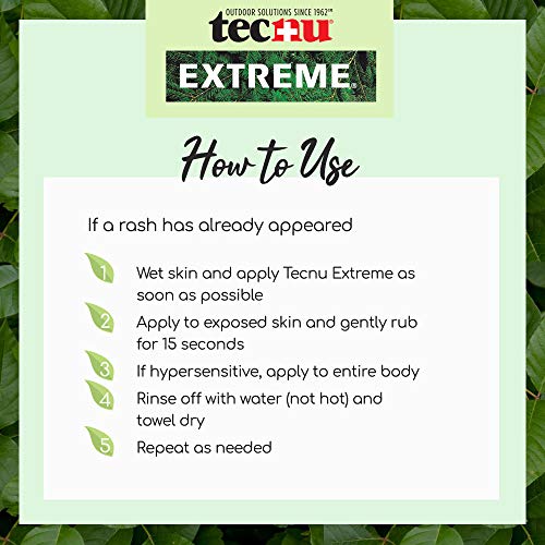 Image of Tecnu Extreme Poison Ivy and Oak Scrub, Removes Poisonous Plant Oils That Cause Rash and Itching, 10 Ounces
