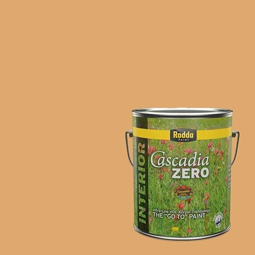 Vista 228 de Rodda Paint CASCADIA ZERO - Pintura satinada e imprimación para interiores en uno, cuarto de galón, Zambia