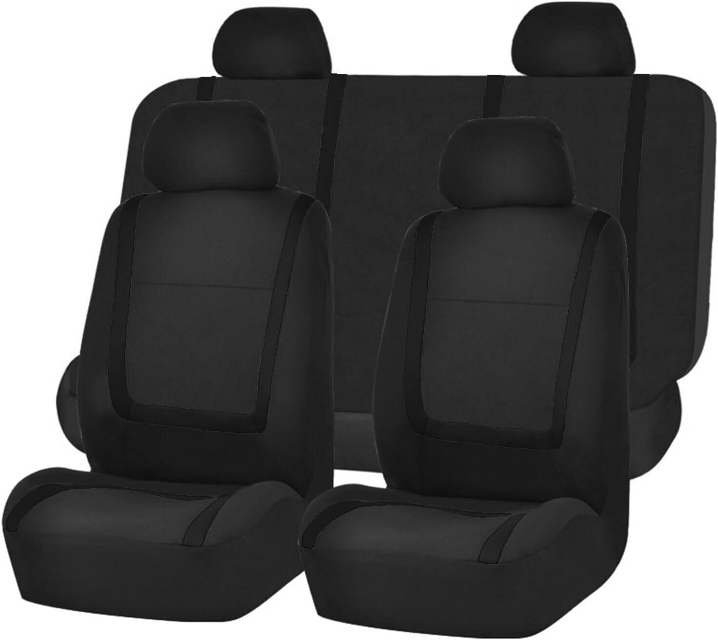 Housses de siège pour Audi A1 A3 Sportback KARDZ, intérieur 5 places surround complet noir