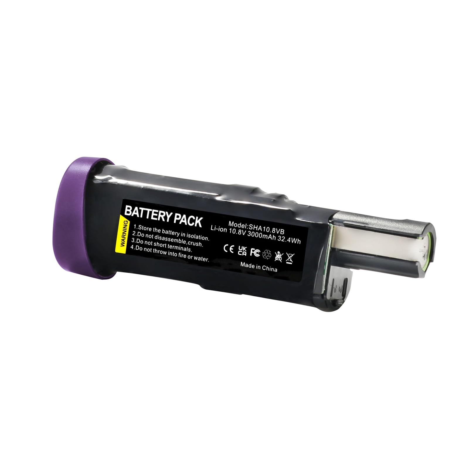 3000mAh 10.8V Replacement Battery XFBT200 for Shark WV201 WV205 WV200 WV200UK Ion W1 Cord UV200CCO WV220 XFBT200EU XFBT200, Home Vacuum Cleaner Battery (Deep Blue)