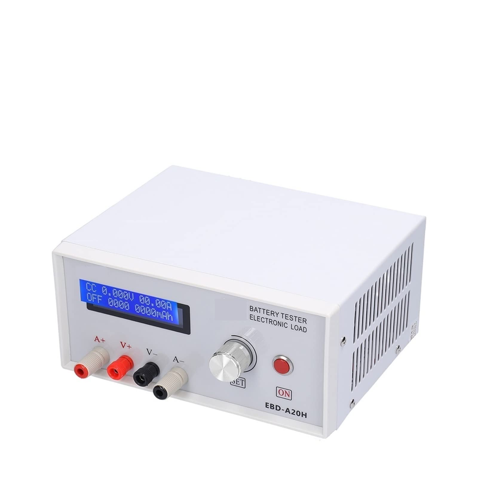 AmAzwi Tester Batteria EBD-A20H 30V 20A 200W Carico elettronico a Corrente Continua 20A Scaricatore Supporto PC Controllo Software Online Facile da connettere Senza Problemi