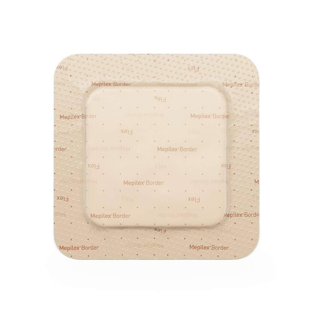 Mepilex Border Flex, 10 x 10 cm, Medicazione “all-in-one” con tecnologia proprietaria Flex 10x10 cm - Conf da 5pz