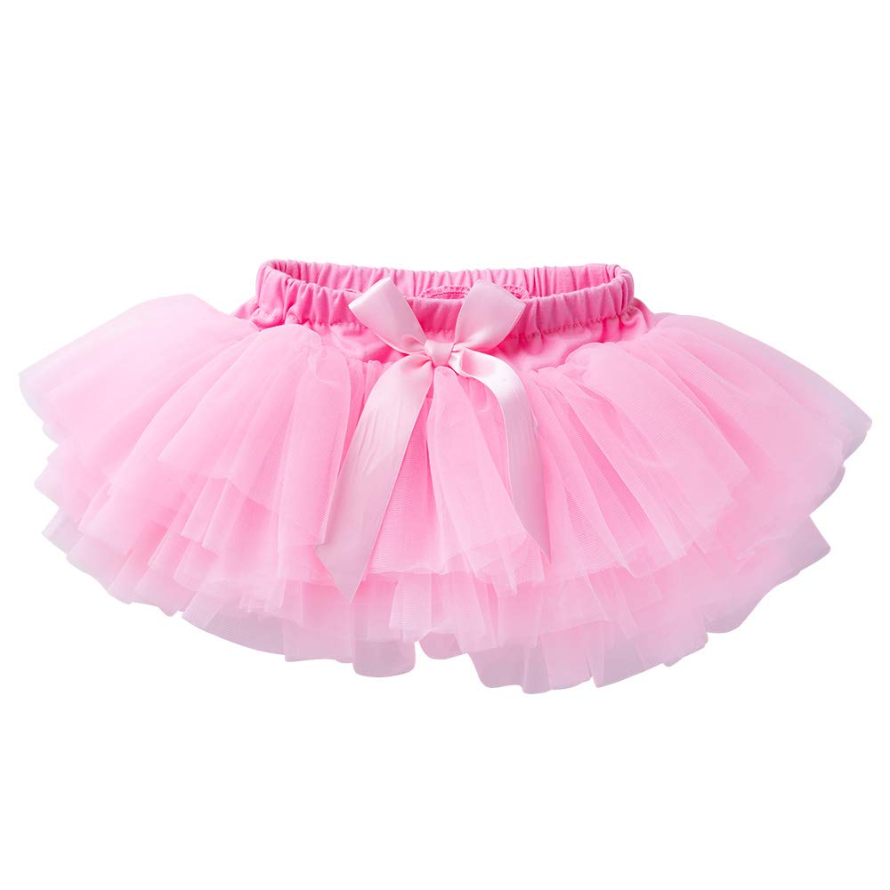 Anbaby Baby Girls Soft Tutu Skirt Toddler Ruffled Pants Diaper Cover
