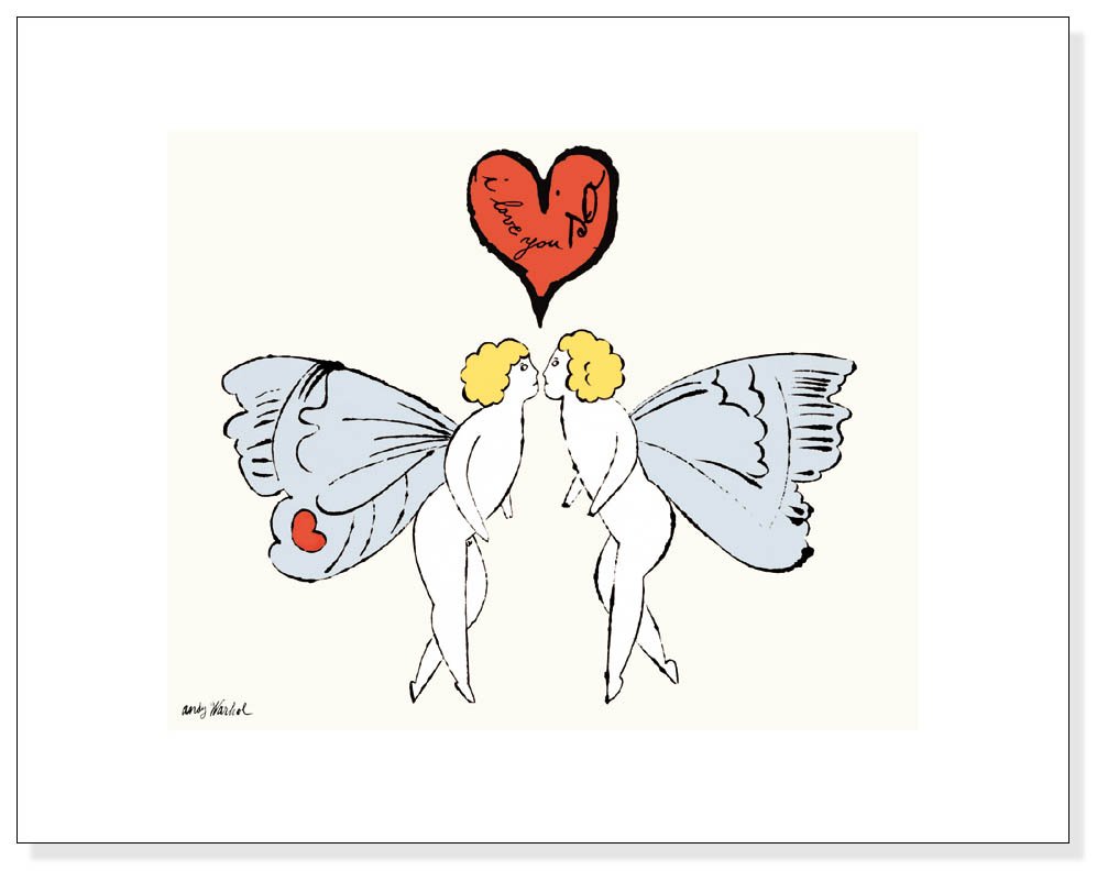 Amazon.co.jp: ポスター アンディ ウォーホル I Love You So、 c