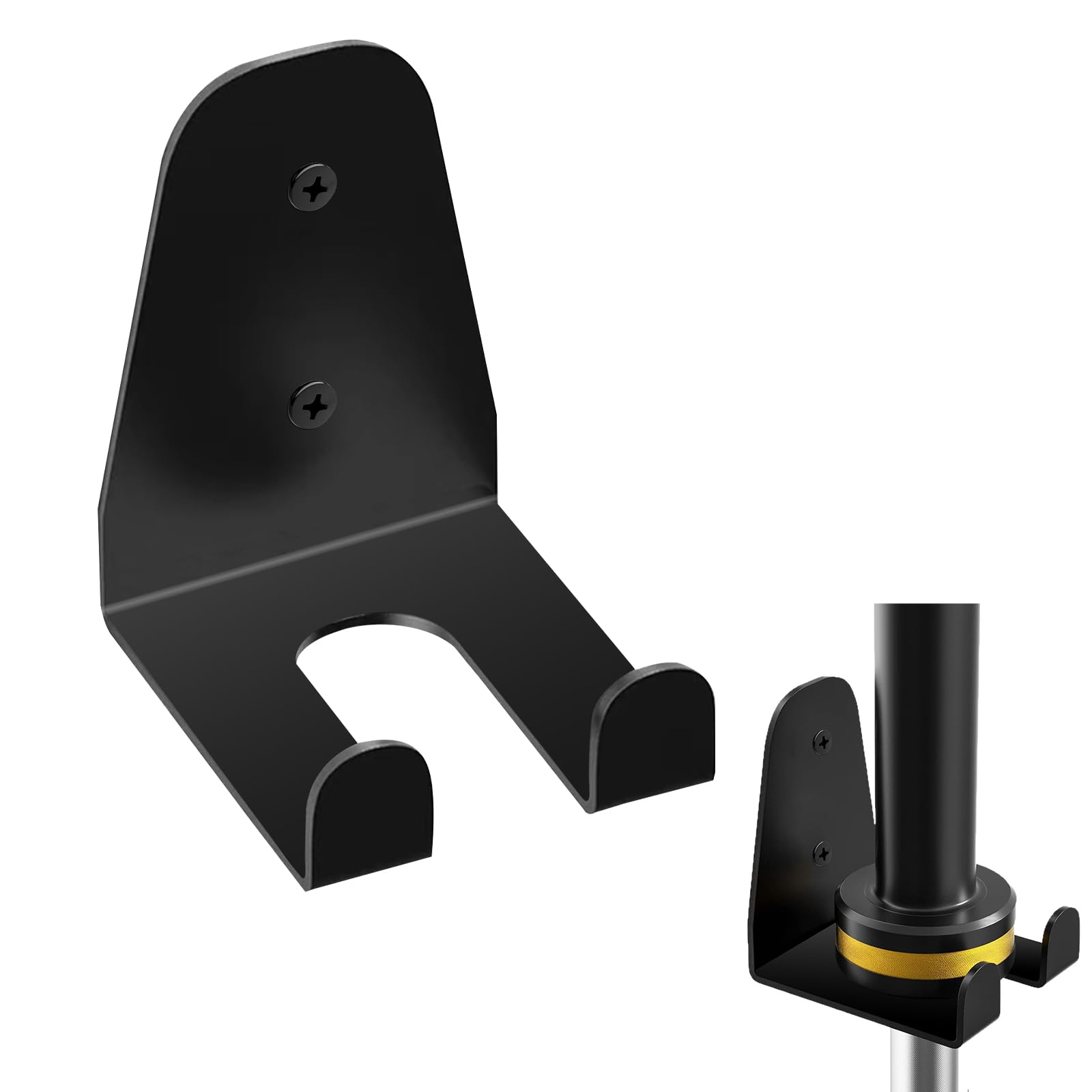 Rack Bilanciere Porta Manubri, Rack Muscolazione, Supporto a Parete per Manubri Olimpici, Risparmia Spazio, Accessorio per Muscolazione a Casa, d'Haltères Suspendre