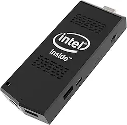 Mini PC Stick Windows 11 Pro, processador Intel Celeron J4125 equipado com 8GB DDR4 128GB SSD, suporta alimentação automática, 4K HD/Gigabit Ethernet/WiFi/BT, PC portátil para negócios/viagens