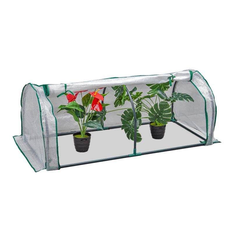 YSUEFIJO Serra da Giardino Invernale, Mini Serra da Balcone, Serra per Orto Robusta, Copertura PVC Anti-UV, Facile da Montare, per Semi, Erbe o Floricoltura da Interno e Esterno (B)