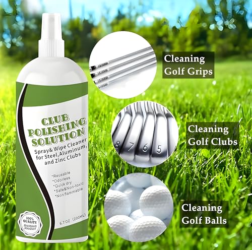 Effacer les rayures des clubs avec le set de polissage de golf Stripe - 5