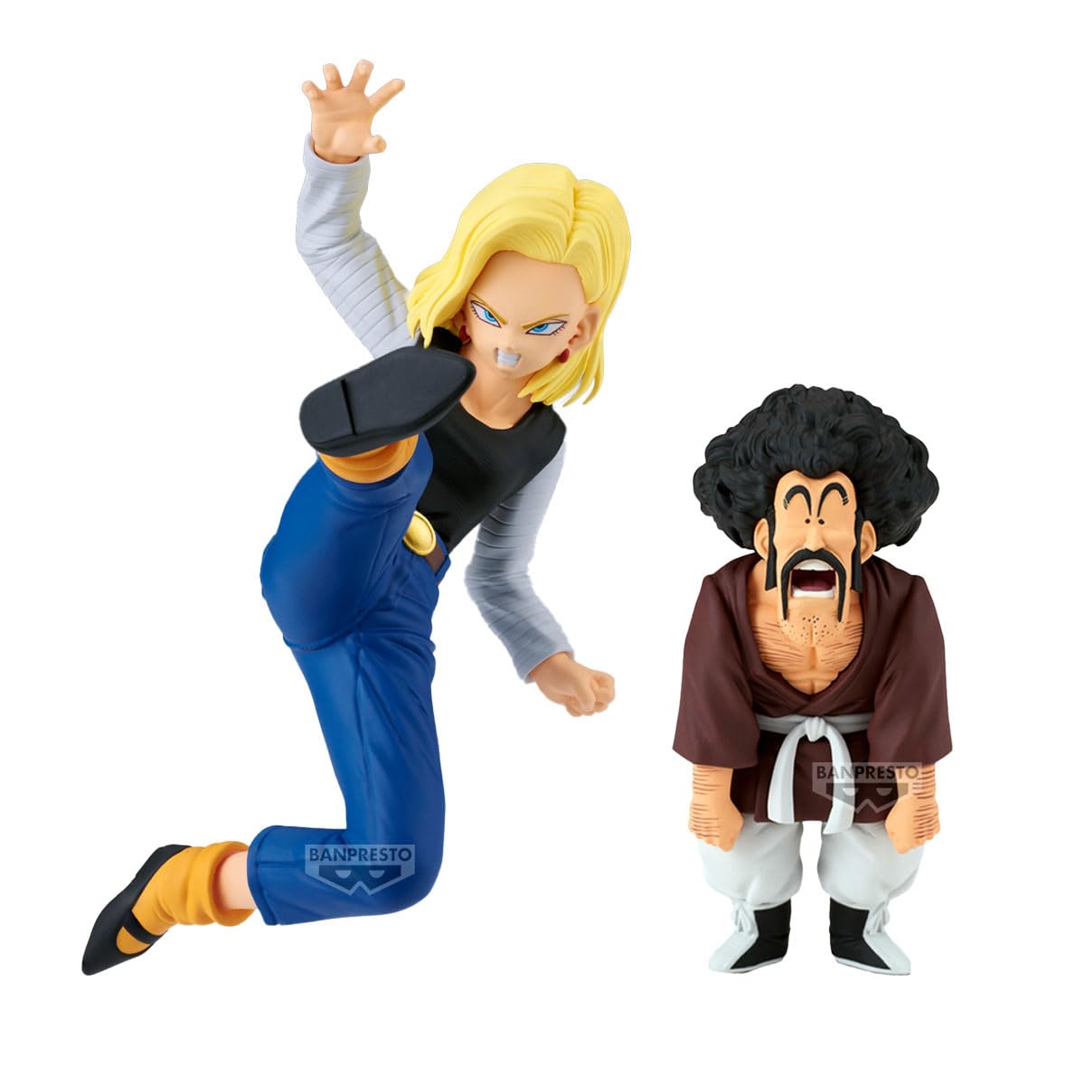 Banpresto Dragon Ball Z Android 18 & Mr. Satana (vs Mighty Mask) Personaggio Matchmaker