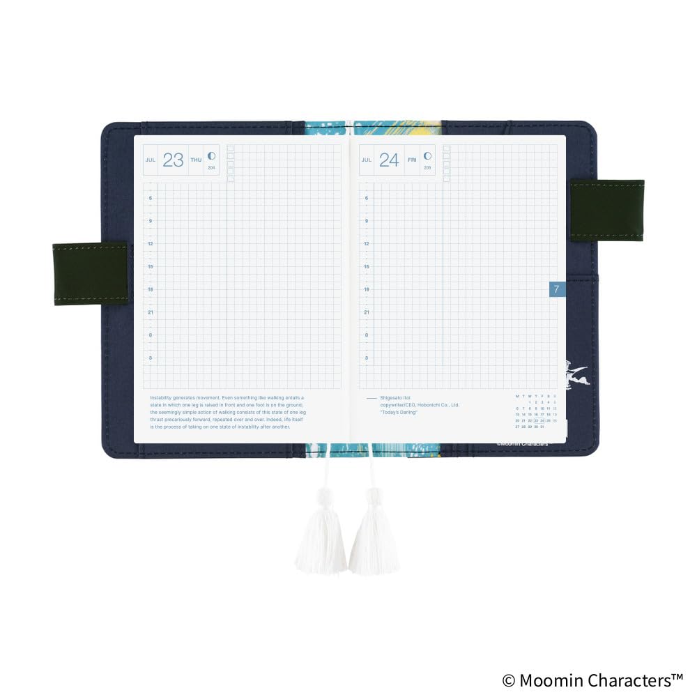 Hobonichi Techo A6 Planner Cover Moomin: Night of The Big Party (Original Size, Cover Only) - Image 4