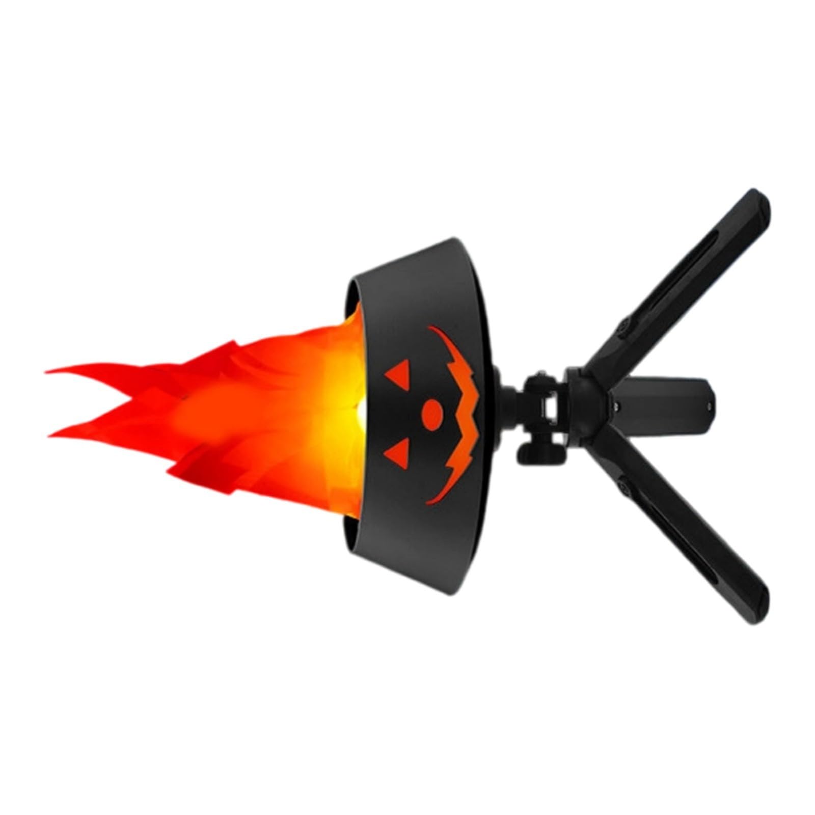 Buxuaaaa Realistic Flickering Flame Pumpkin Light Halloween LED Effect Decoration for Home Desktop & Outdoor Use Halloween Pumpkin Flame Light Decoration
