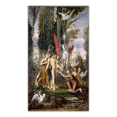 Kit de peinture 5D Hésiode et les Muses par Gustave Moreau en strass complets 50,8x61 cm