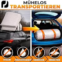 PACKDUDE Vakuumbeutel für Matratzen bis 200x100cm (Beutelgröße: 240x130cm) I Matratzen Vakuumbeutel für Schaumstoff-, Gel- & Latexmatratzen I Mattress Vacuum Bag I Vakuumbeutel Matratze vakuumieren – Ansicht 4
