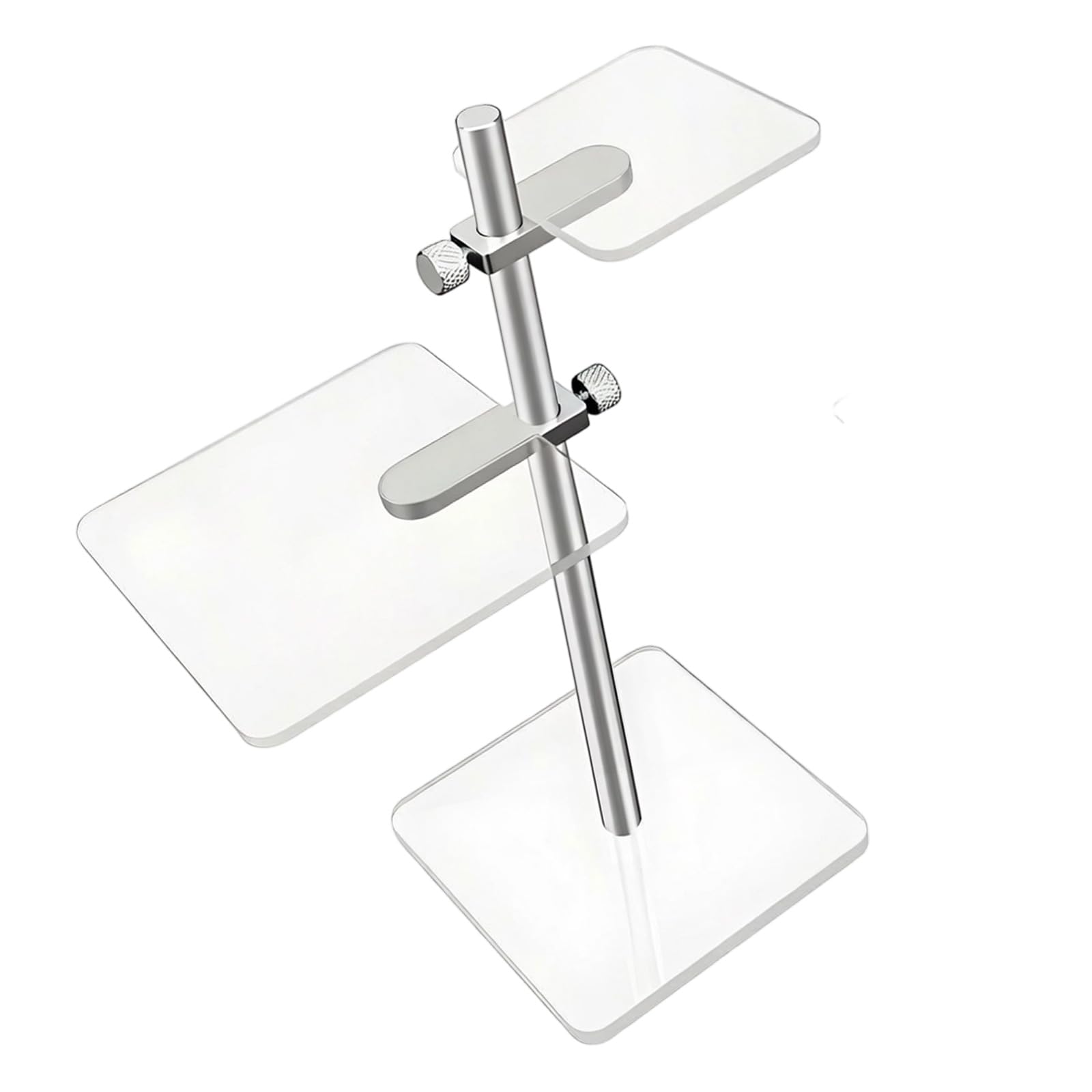 Qusinfc Sturdy Acrylic Small Stand Featuring Adjustable Legs for Optimal Viewing and Stability Small Acrylic Platform
