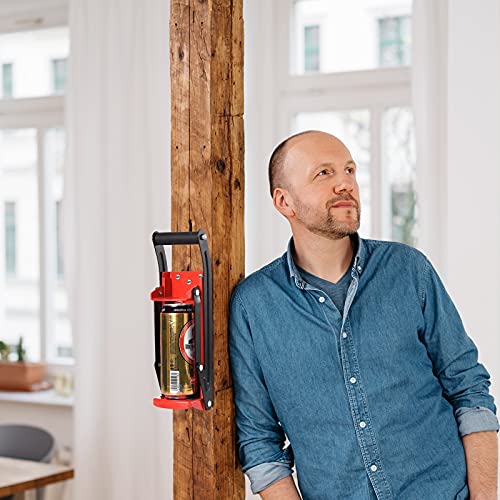 Minliguy Aluminum Can Crusher, Heavy Duty Can Crusher Wall Mounted, For Up To 16Oz/500Ml Drinks Cans, Can Smasher For Recycling With Bottle Cap Opener-Red #TOP7