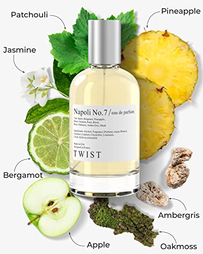 Twist Napoli No.7 Inspired By Aventus, Long Lasting Perfume For Men, Edp - 100 Ml | 3.4 Fl. Oz. #TOP1