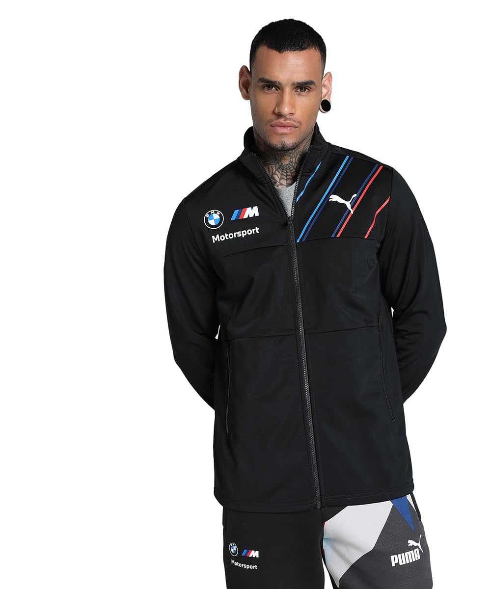 Puma Unisex Grey Bmw Motorsports Track Jacket, Xxl