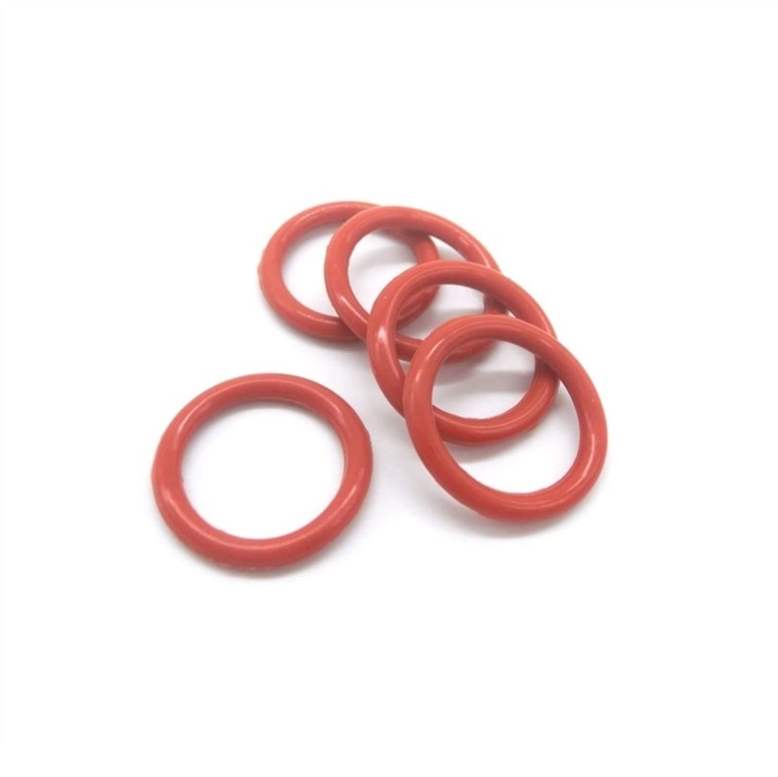50 O-Ring In Silicone Rosso 30x23x3.5 Mm - Guarnizioni Per Tenuta, Elasticità Elevata - Foto 5