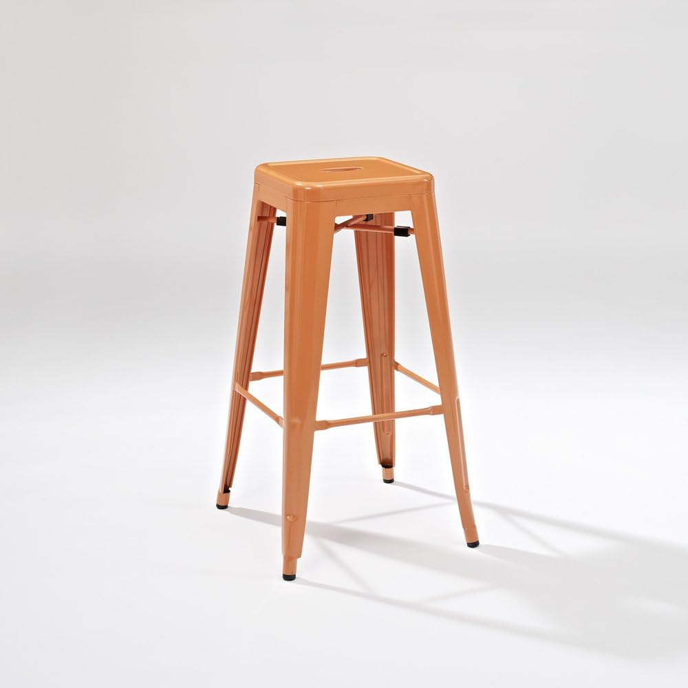 Crosley Amelia Café Barstool (Set of 2) Finish: Orange