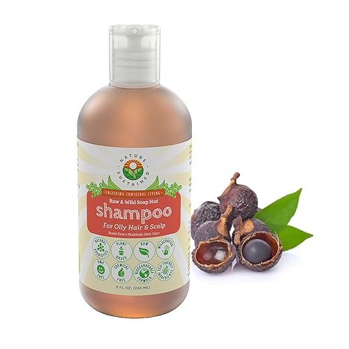 Miniatura 7 de Champú orgánico  crudo y silvestre elaborado con probióticos, champú hipoalergénico natural y sin sulfatos para cuero cabelludo sensible, cabello