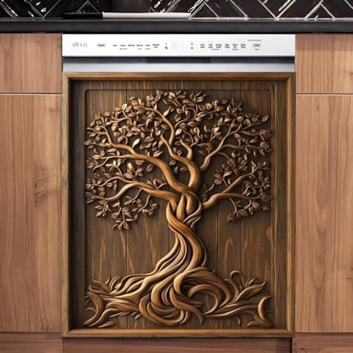 Imán decorativo para lavavajillas forma árbol de la vida