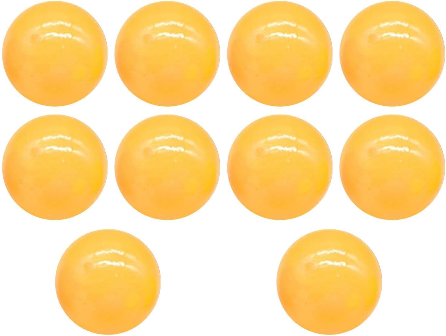 10PCS Glorbs Balls,Glow Sticky Balls Glows in the Dark Ceiling Balls,Sticky Ceiling/Wall Reusable Stress Relief Sensory Fidget Toys for Kids Adults,Glowing Stress Balls for Home Office (Orange, 6cm)