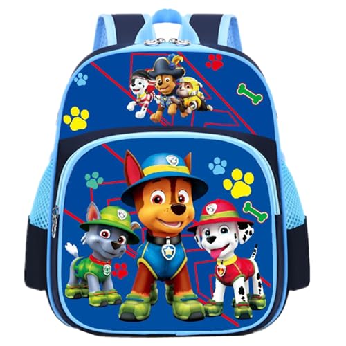WKxinxuan Jungen Rucksack, Jungen Kindergarten, Tasche Kindergartenrucksack Jungen von 3-6 Jahren mit Taschen, Anime Rucksack für Jungen 13 inch