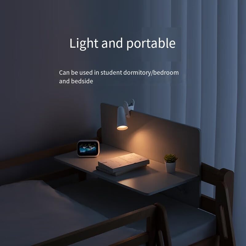 Image of 5-in-1 Rechargeable LED Table Lamp Adjustable Brightness USB-C Desk and Floor Reading Light Multi-Angle Study Lamp with Magnetic Attachments