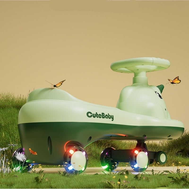 Miniatura 7 de Coche de juguete con luz musical, ruedas intermitentes silenciosas, juguete para niños y niñas de 1 a 6 años (azul, rueda normal)