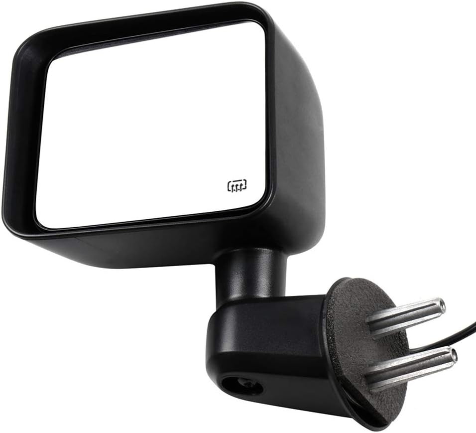 Driver and Passenger Side View Mirror Fits 2007-2017 For Jeep Wrangler CH1320390 CH1321390