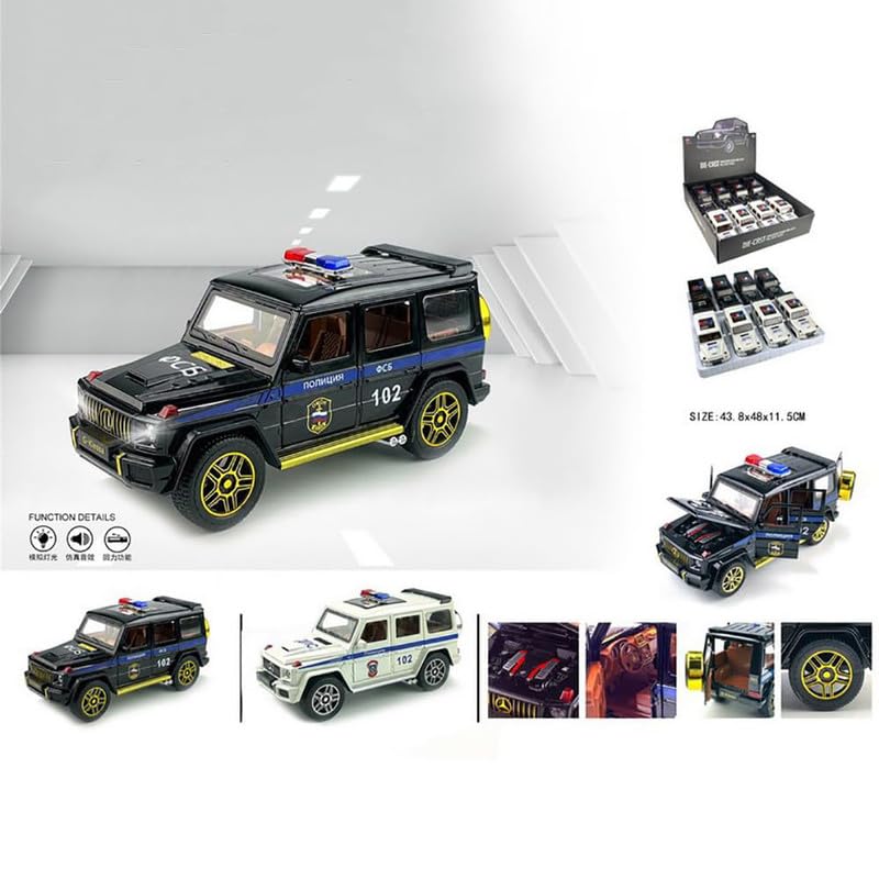 Image of Toy Car For Kids | Best Toys Gifts Toys For Boys & Girl'S (124 Bb Police Blk Car), Grey