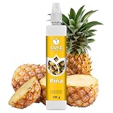 LUIZ AROMAS | Aroma Piña - Aroma Alimentario en Gotas para dulces de Hornear, Pasteles, Bizcochos y Tartas | Producto Vegano sin Calorías y sin Azucar | Producto 100% Italiano (100g)