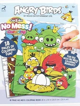 Cra-Z-Art No Mess! Angry Bird Coloring Book