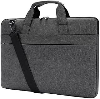 Bertasche Laptop Bag 17 17.3 inch Laptop Case Sleeve with Shoulder Starp Computer Bag for HP, Dell, Acer, Asus, MacBook