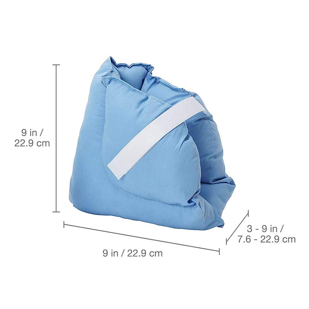 Cojín de Apoyo para el Tobillo, Almohadilla de Apoyo para los pies, Suave y Ajustable, Protector de Tobillos para Mantener el Calor y aliviar Las úlceras en la Cama, Dolor de presión y alivi
