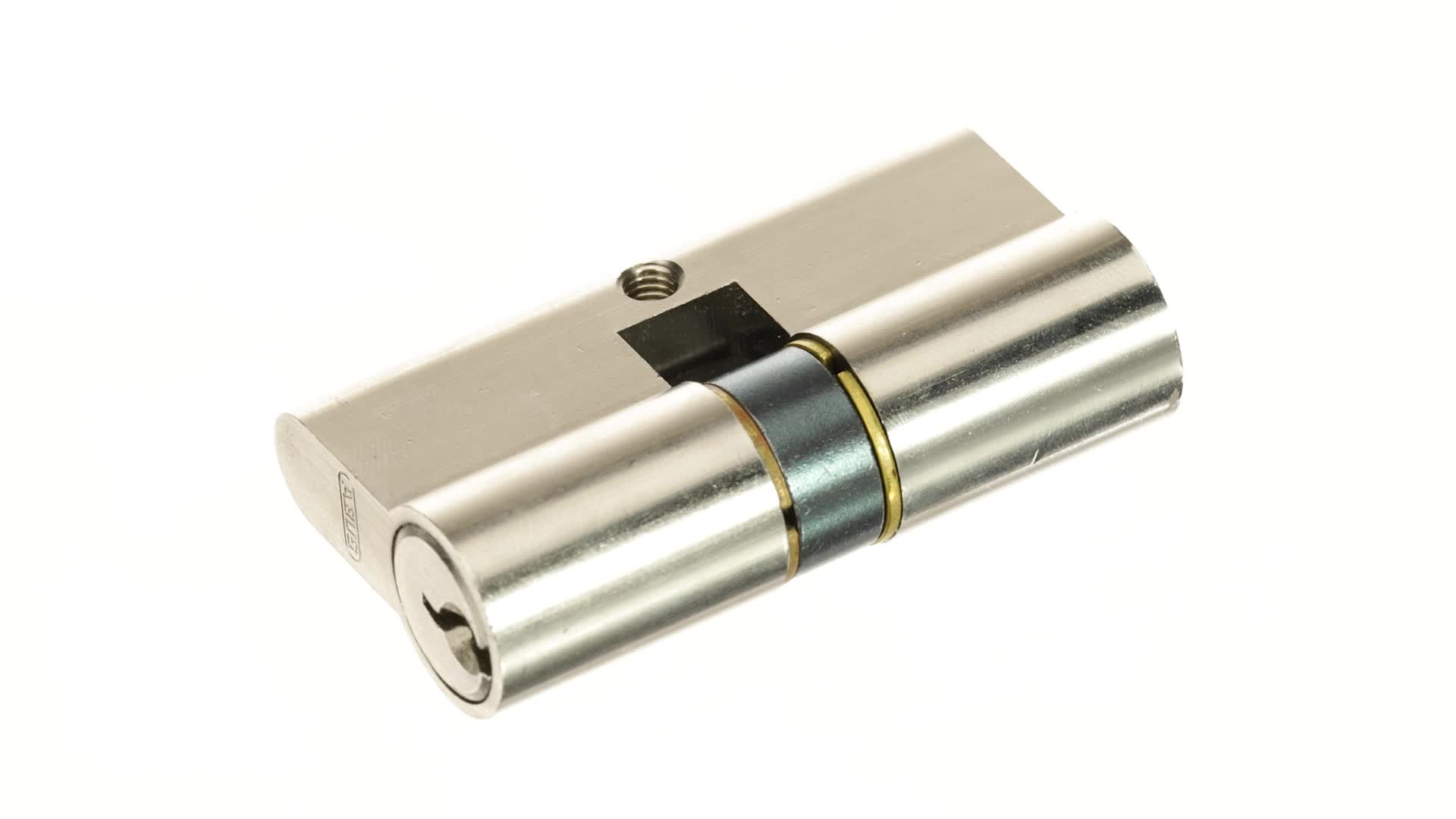 Abus EC550 Double Cylindre De Porte Avec 5 Clés 40/45 Mm