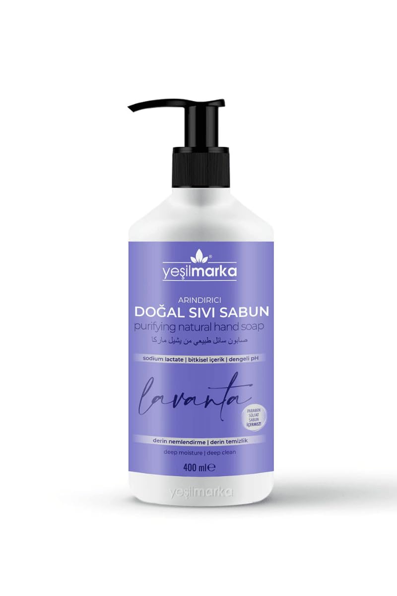 Yeşilmarka Doğal Sıvı Sabun - Lavanta 400 ml