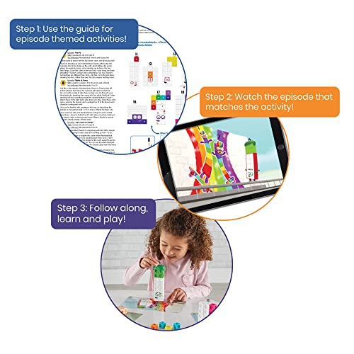 Hand2Mind Numberblocks Mathlink Cubes 11-20 Activity Set, 30 Numberblocks Activities Linked To Tv Episodes, 155 Numberblocks Mathlink Cubes, Numberblocks Toys, Math Cubes, Homeschool Supplies #TOP2